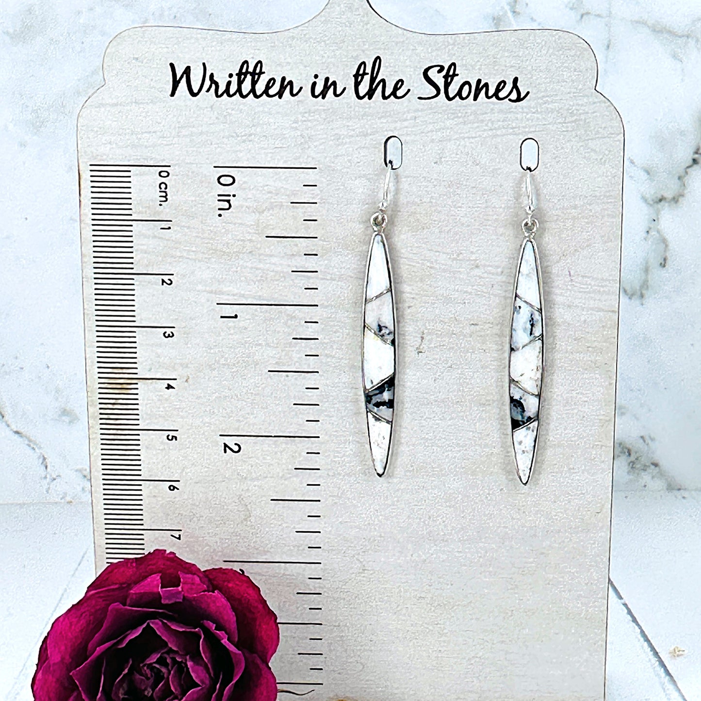 White Rain {White Buffalo} Earrings