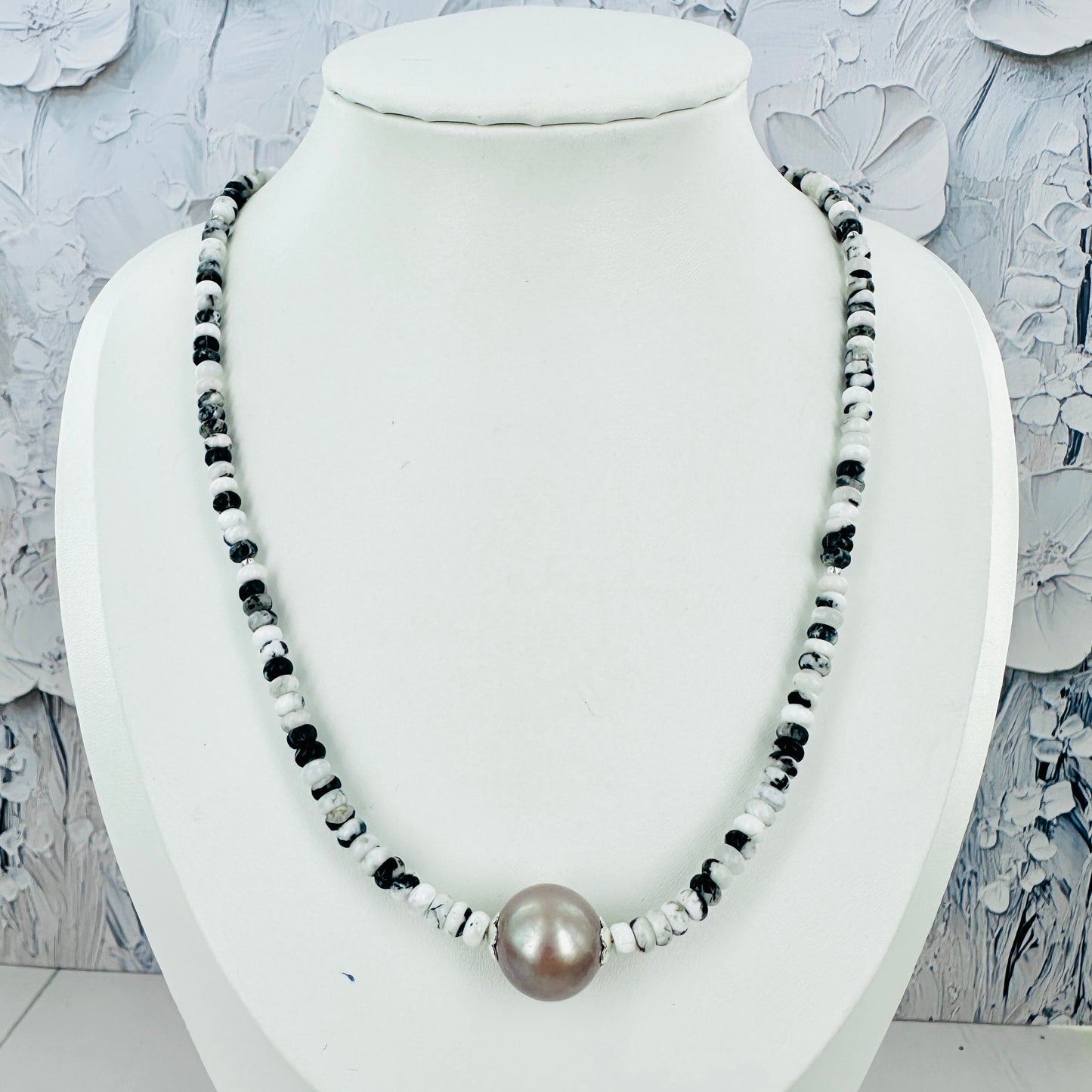 Black Pearl (white buffalo) Necklace