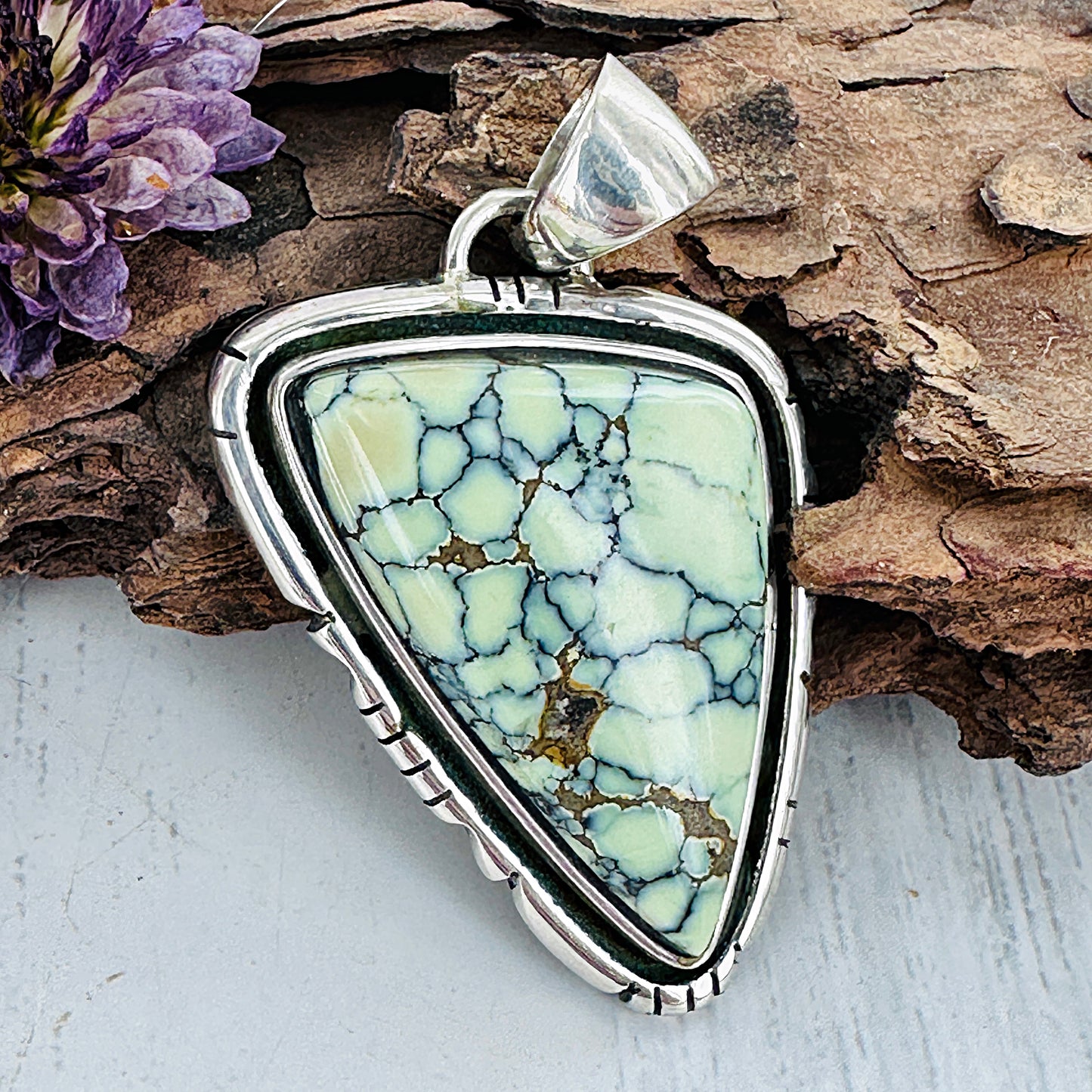 Willow {Poseidon Variscite} Pendant