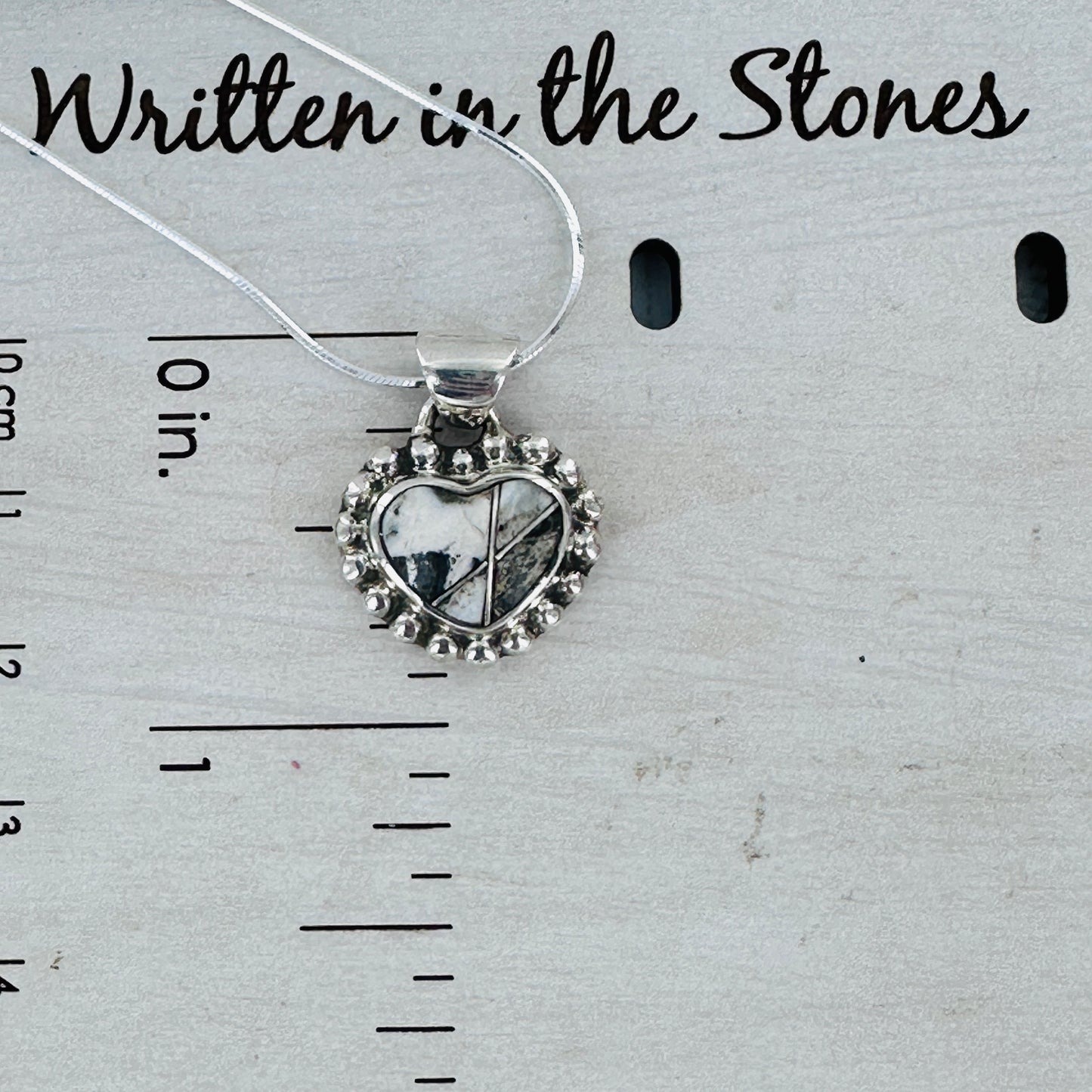Matters of the Heart {white buffalo} Necklace