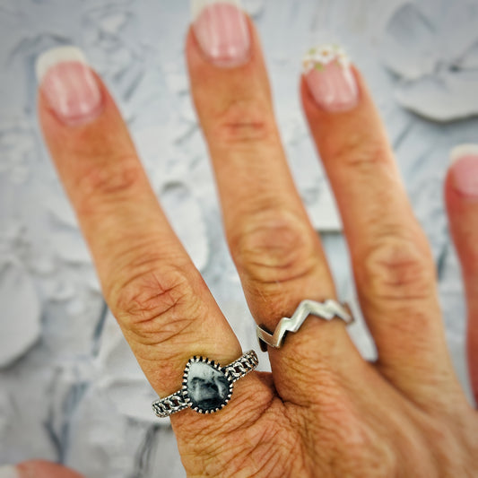 Storm Canyon {White Buffalo} Ring