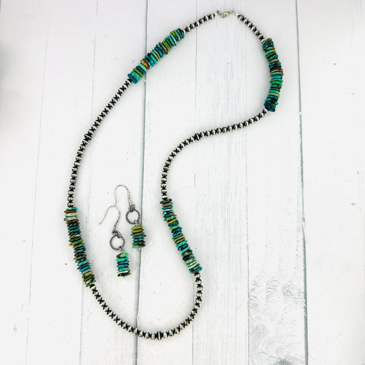 Earth & Sky {Hubei Turquoise} Necklace & Earrings Set