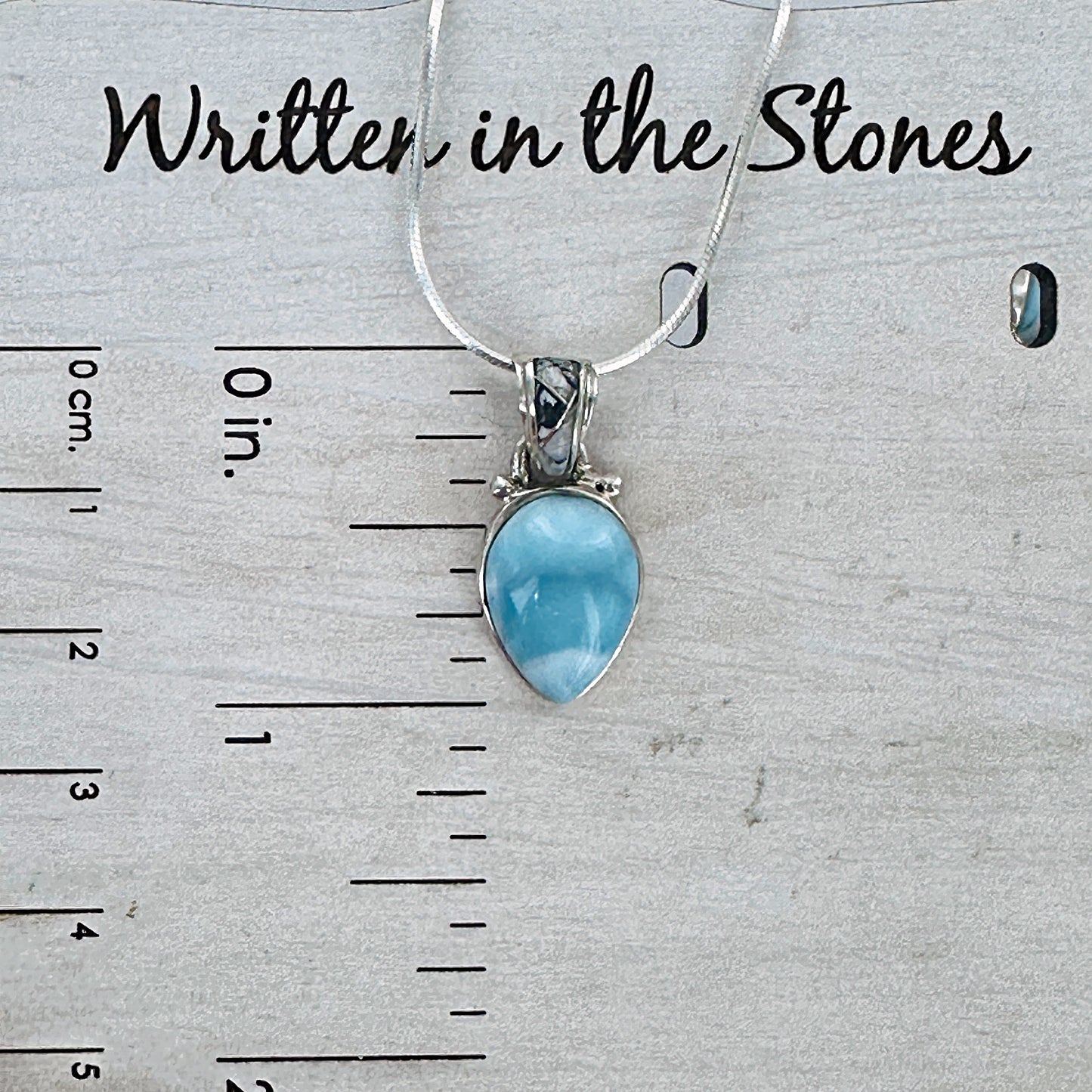 Drop in the Ocean (Larimar) pendant