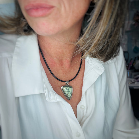 Willow {Poseidon Variscite} Pendant