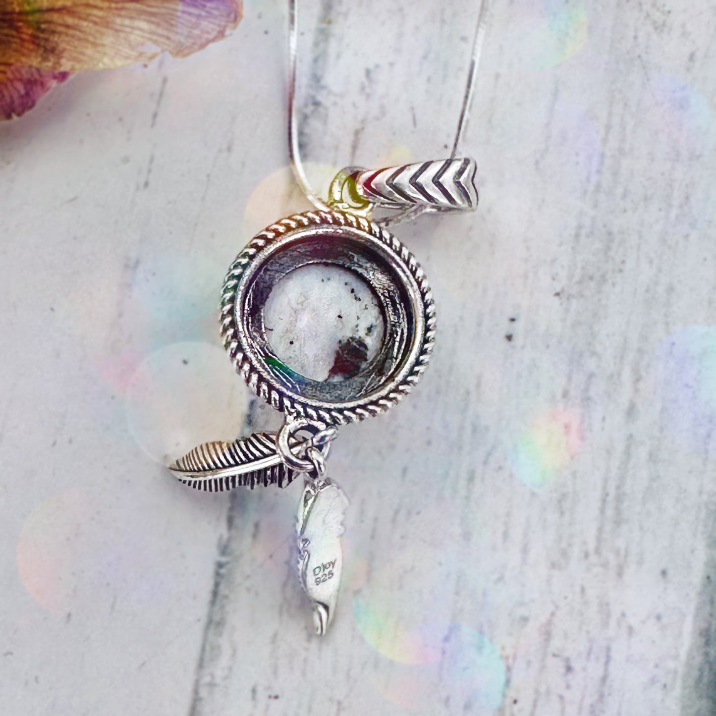 Lighter Than Feathers {White Buffalo} Necklace