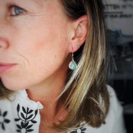 Fern {Blue Moon turquoise} Earrings