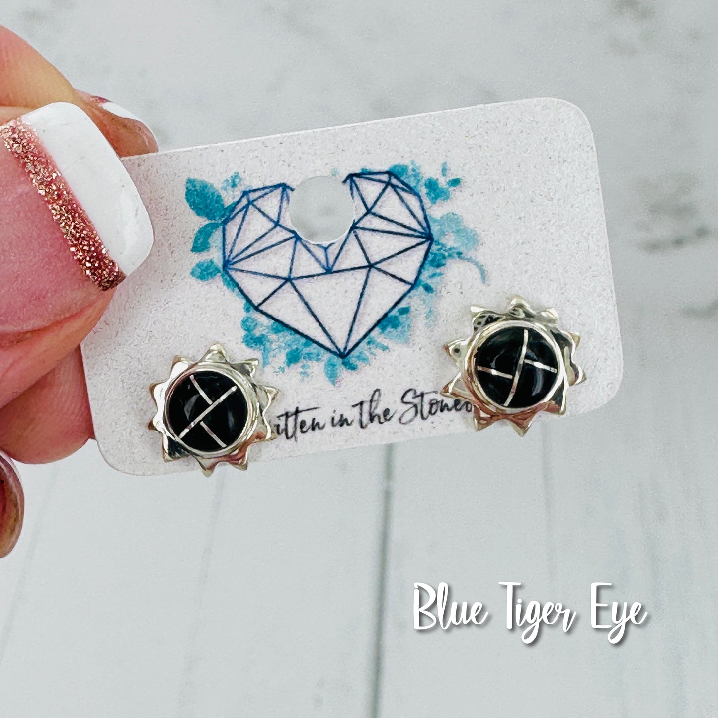 I’ve Got Sunshine {small turquoise sun} earrings