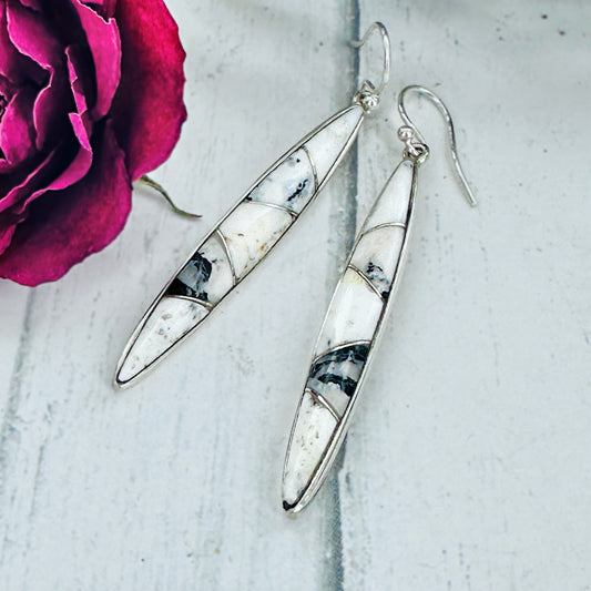 White Rain {White Buffalo} Earrings