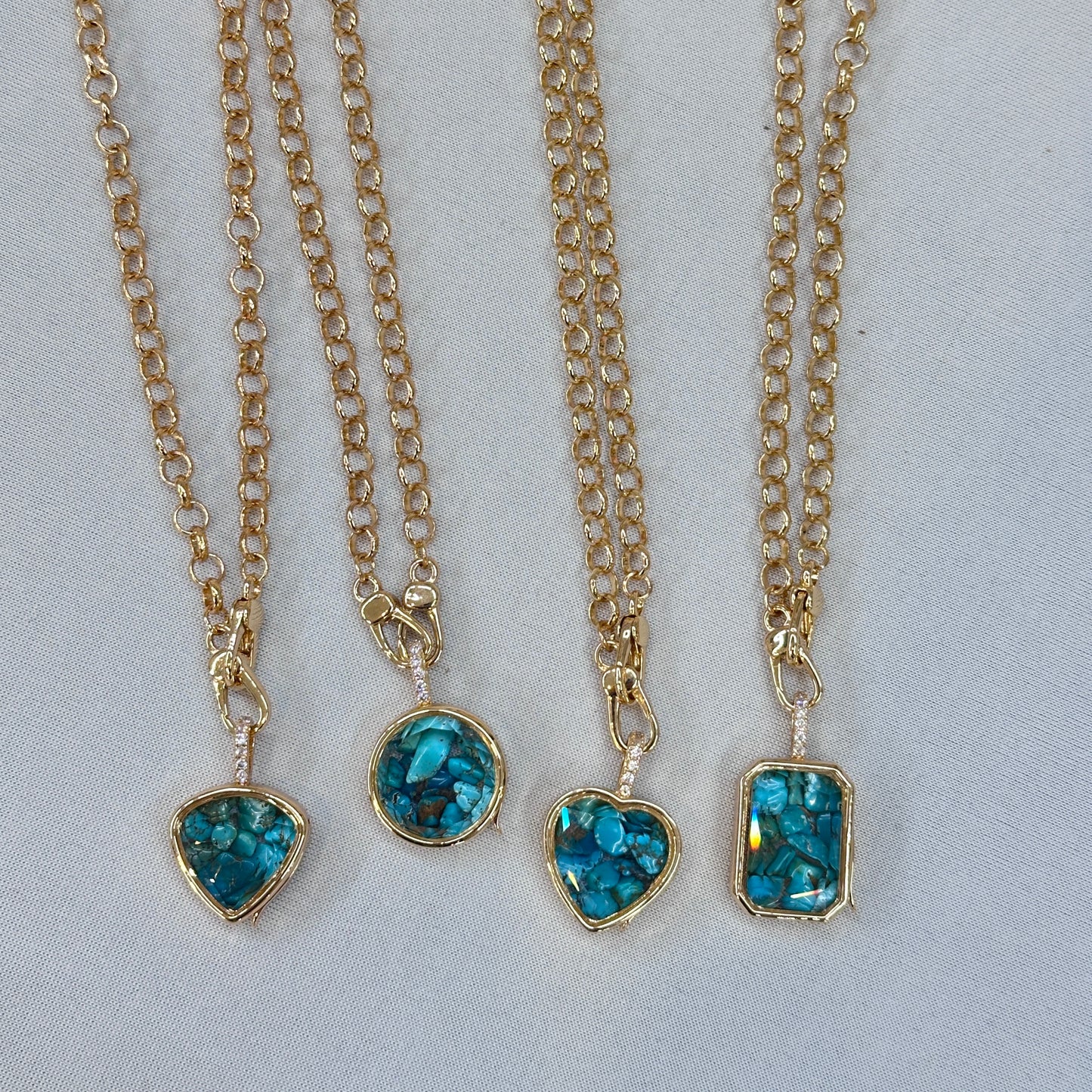 Turquoise Nugget Locket