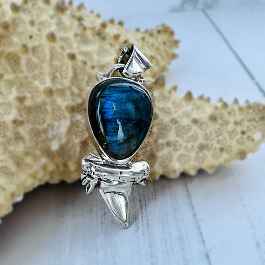 Sharks Tooth: Labradorite