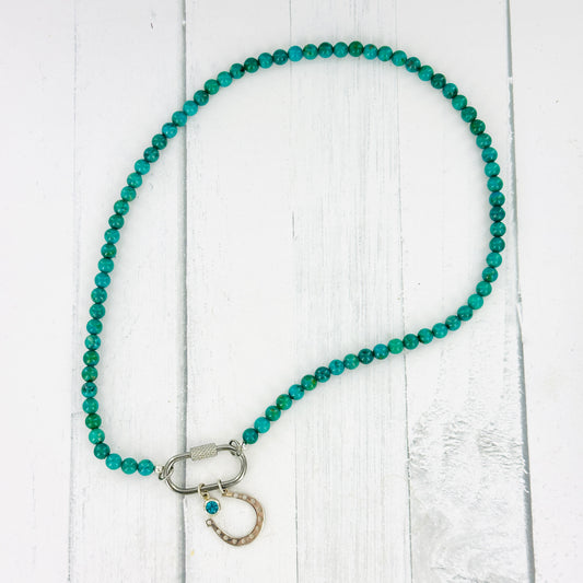 Horseshoe Carabiner Necklace