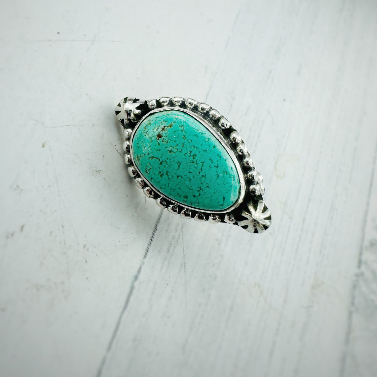 Starlite {Number 8 Turquoise} Stud Earrings