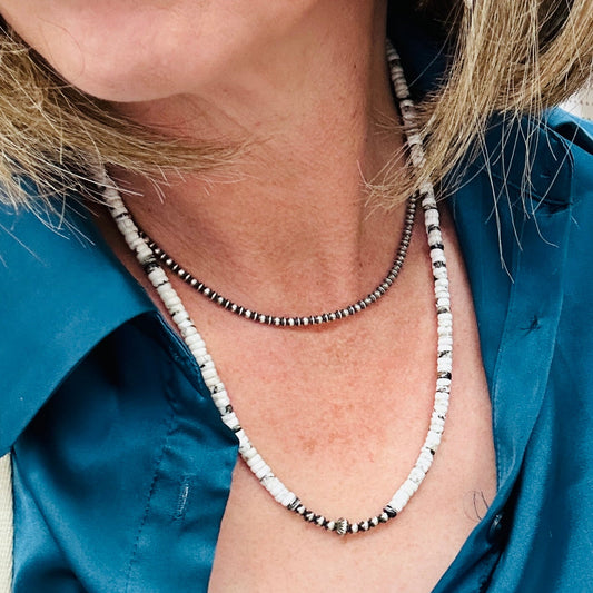 Oslo: White Buffalo Necklace