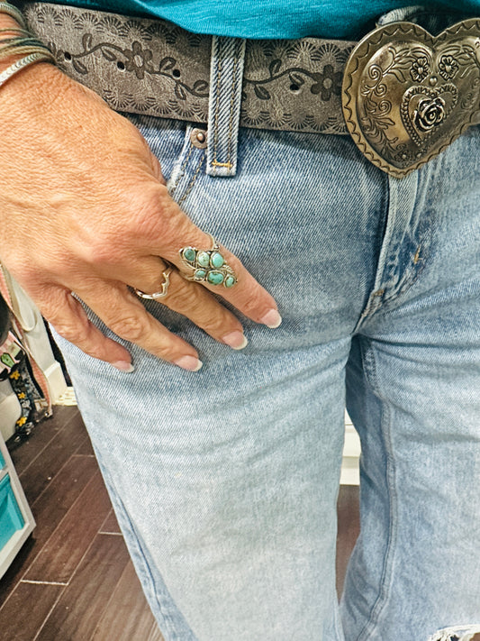 Desert Feather {Sierra Nevada} turquoise ring