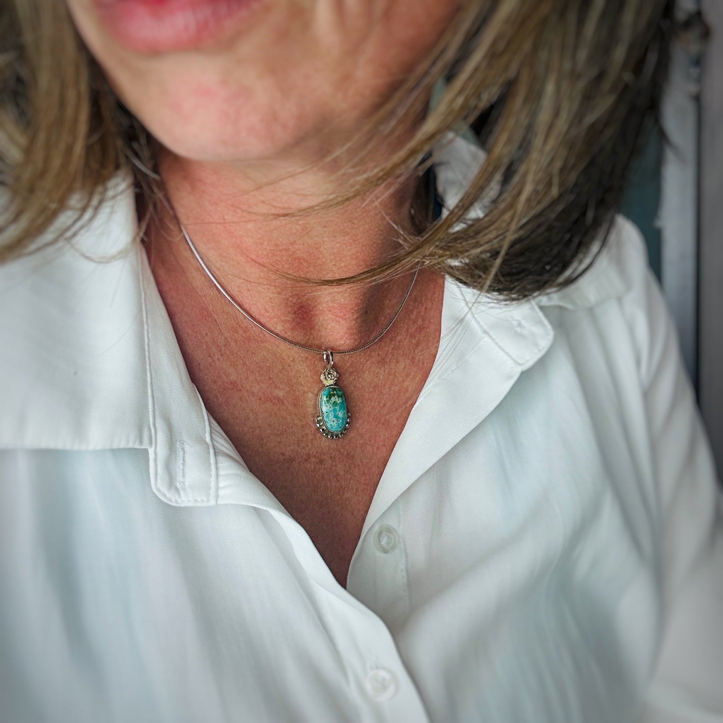 Leilani {Royston Turquoise} Pendant