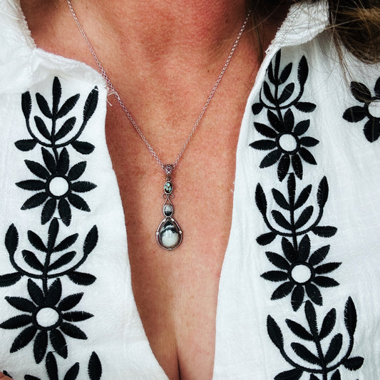 Athena (White Buffalo) Pendant