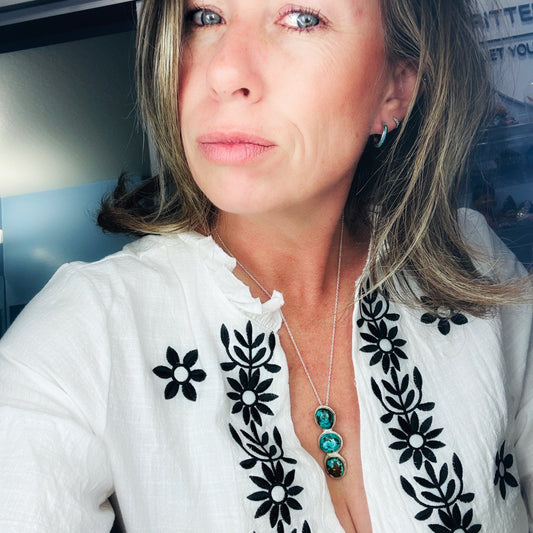 Eros (Sierra Nevada turquoise) Necklace