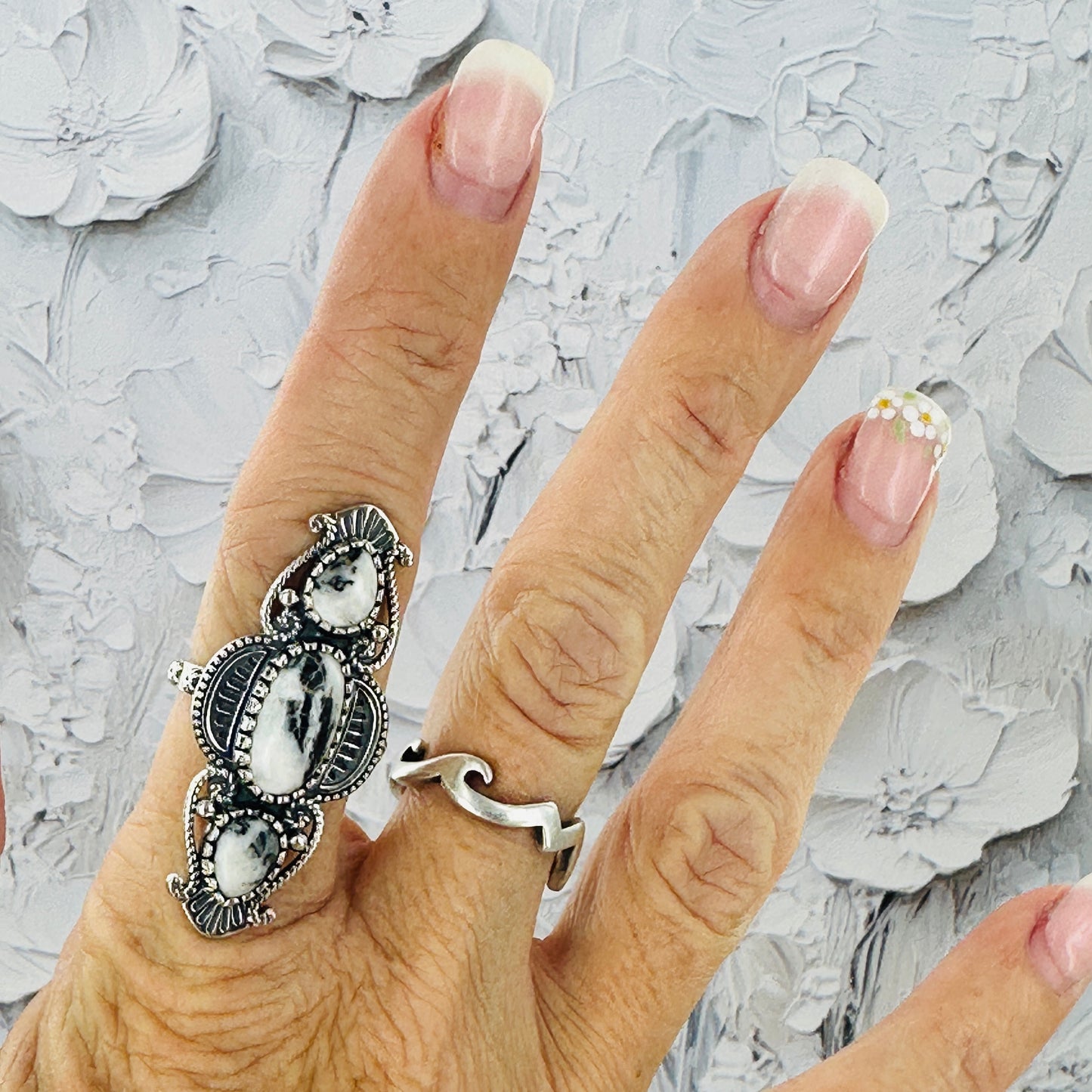 Thunderstone {White Buffalo} Ring