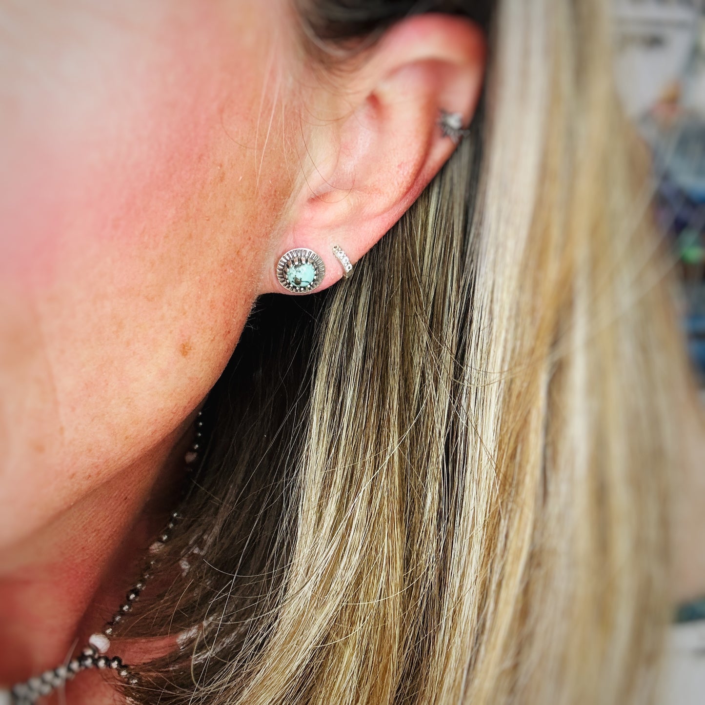 Sunburst Stud Earrings