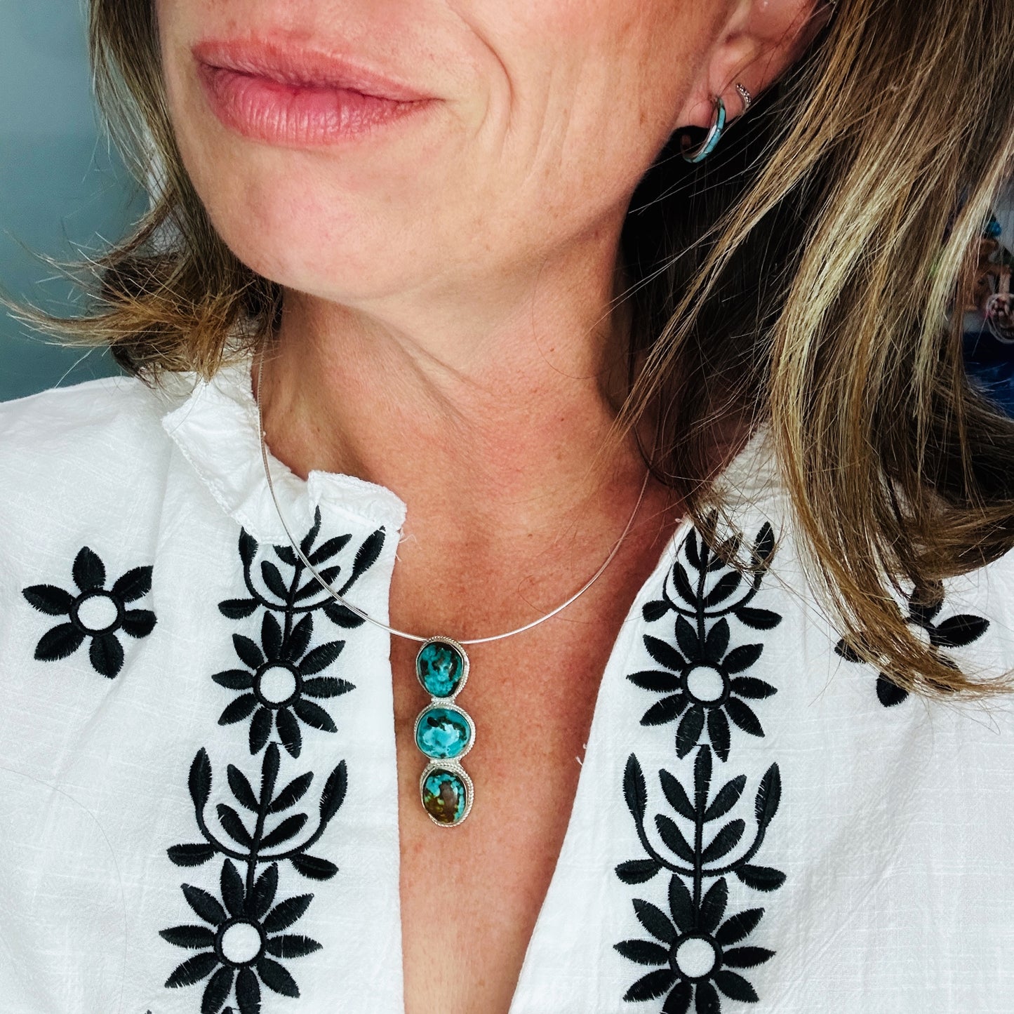 Eros (Sierra Nevada turquoise) Necklace