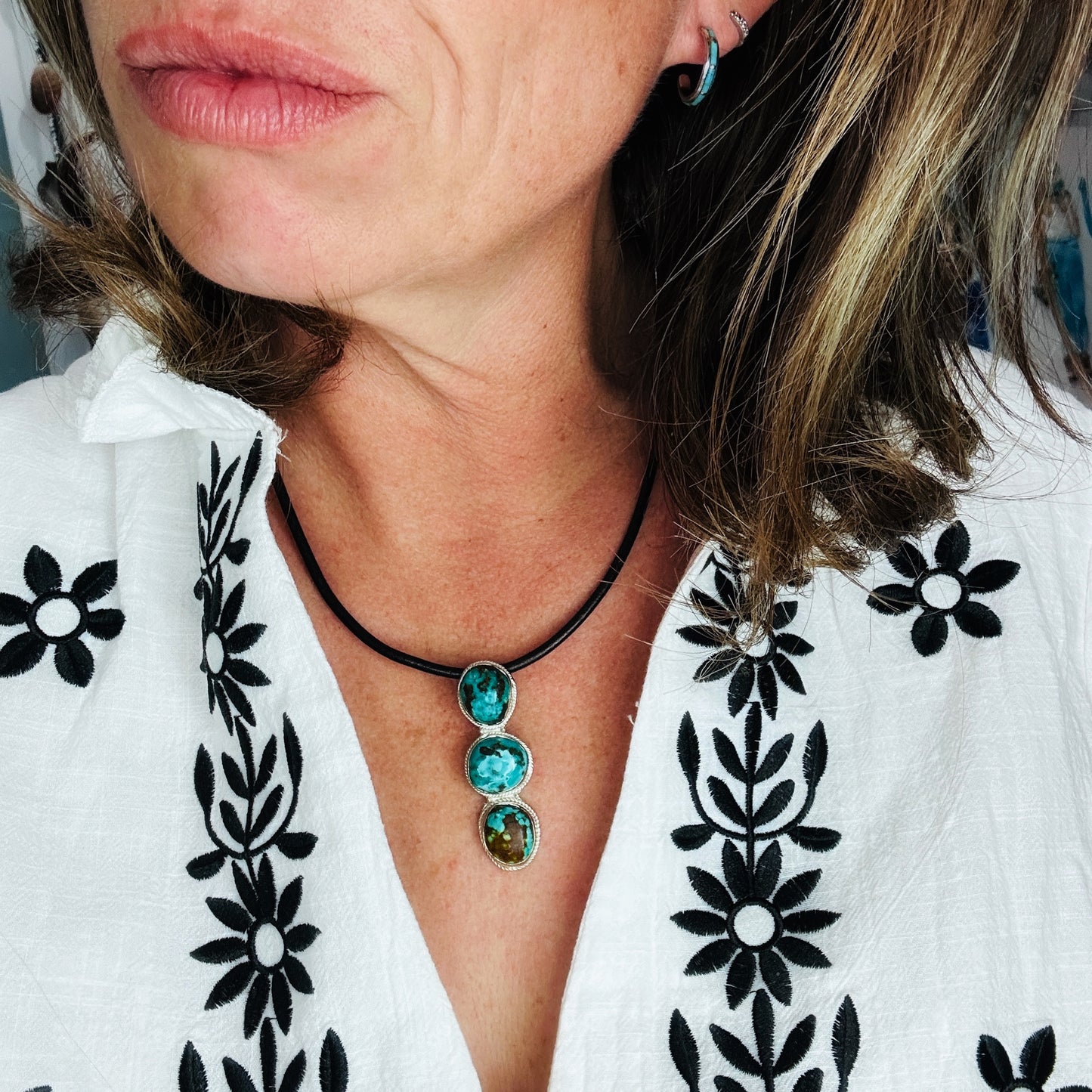 Eros (Sierra Nevada turquoise) Necklace