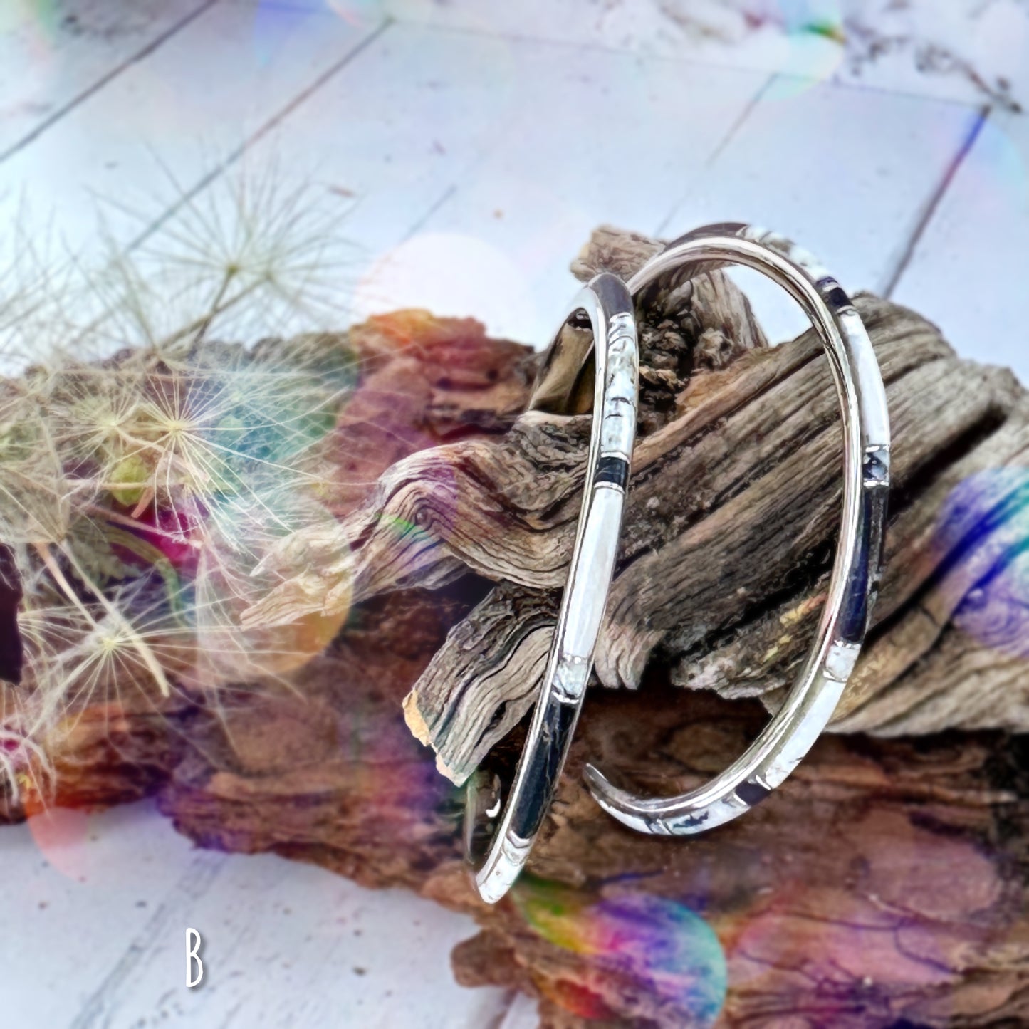 LARGE {White Buffalo} Hoops