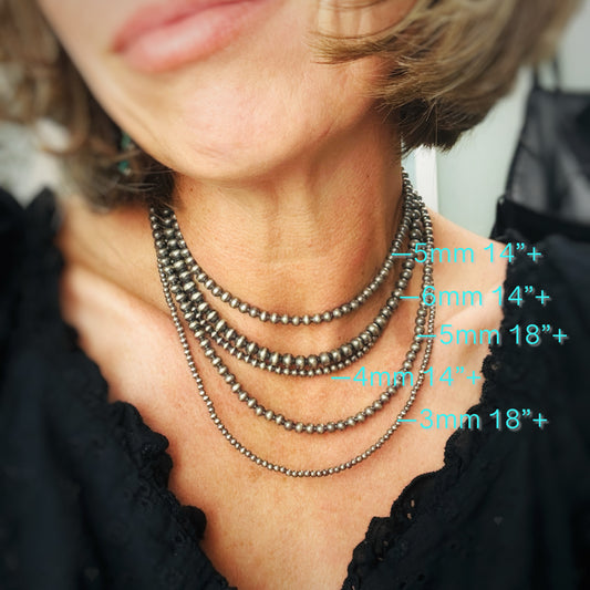 Silver Plated Italian Pearls