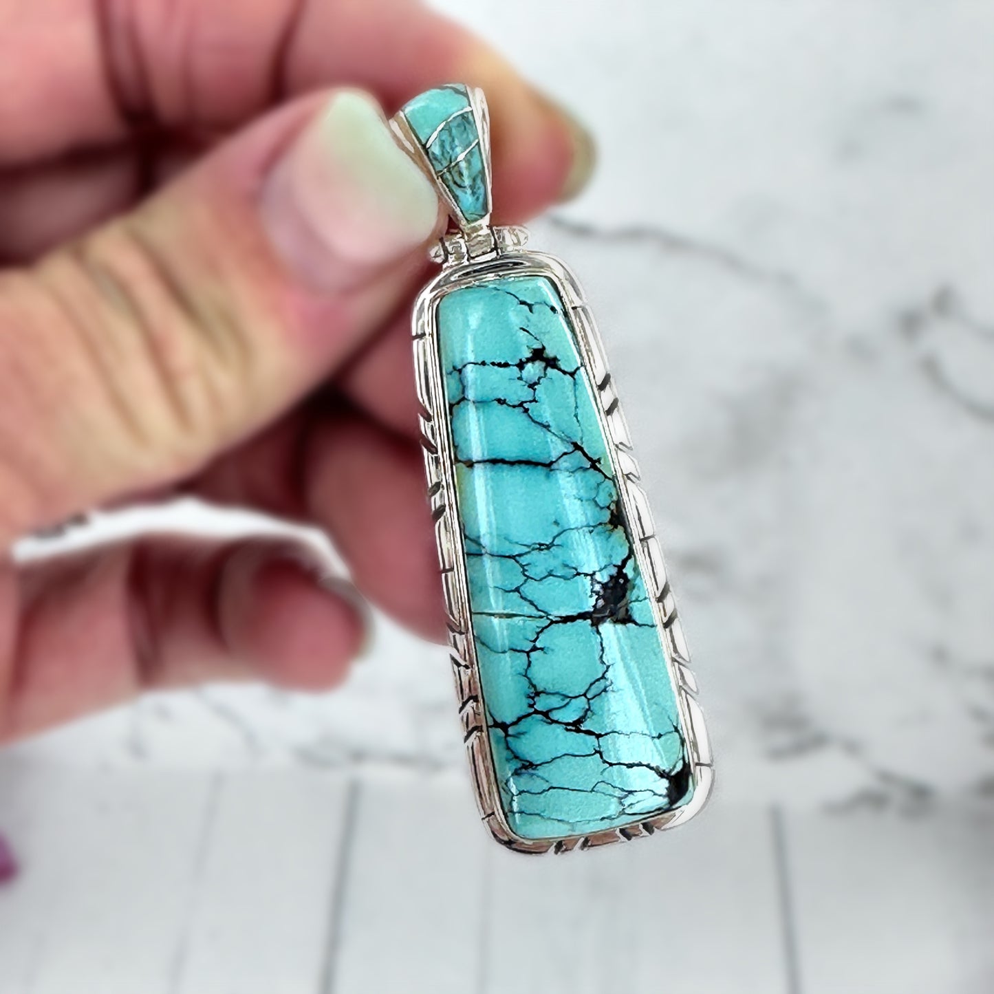 Audrey {Blue Moon turquoise} pendant