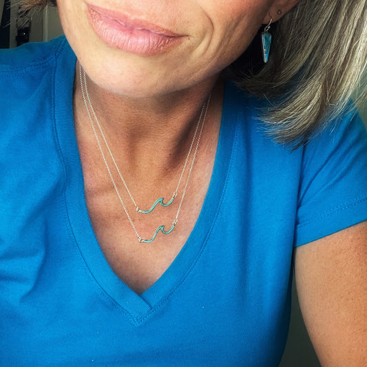 Make Waves {turquoise} Necklace