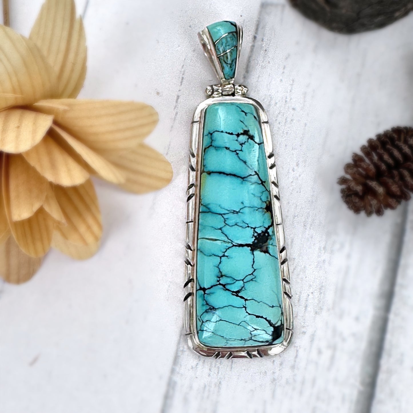 Audrey {Blue Moon turquoise} pendant