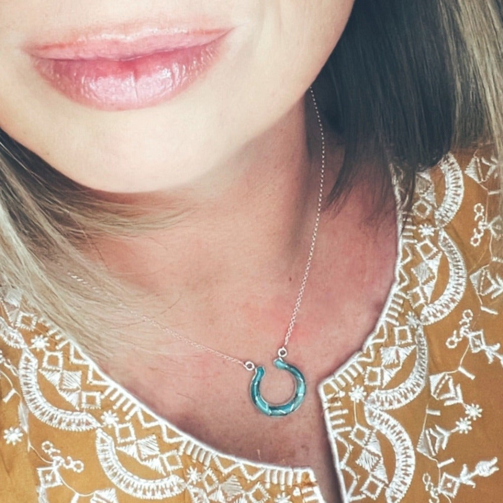 Good Luck Horseshoe Necklace