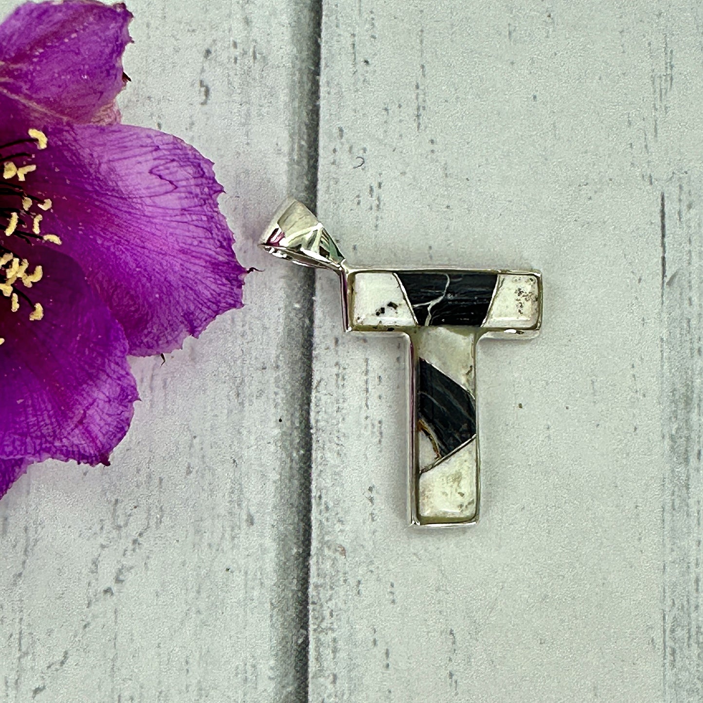 Initial Pendant {White Buffalo}