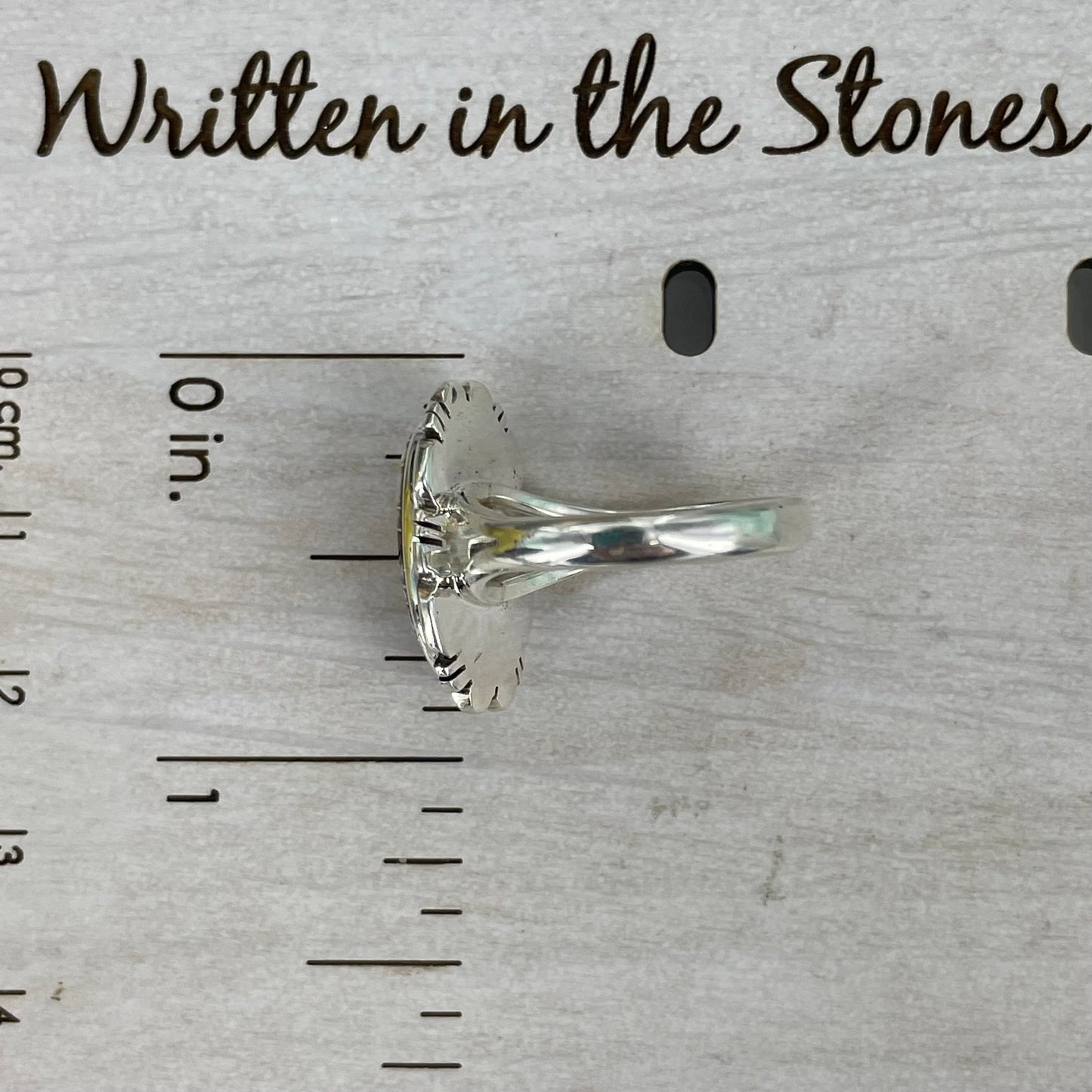 Sundown {Iron Maiden turquoise & White Buffalo} Ring