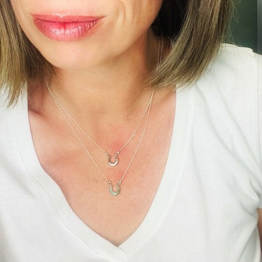 Mini Horseshoe Necklace