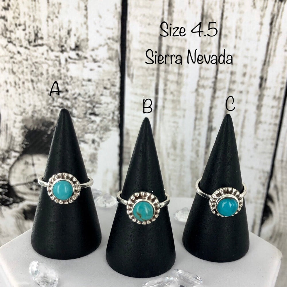 Teal It To Me Softly (Sierra Nevada turquoise) Ring