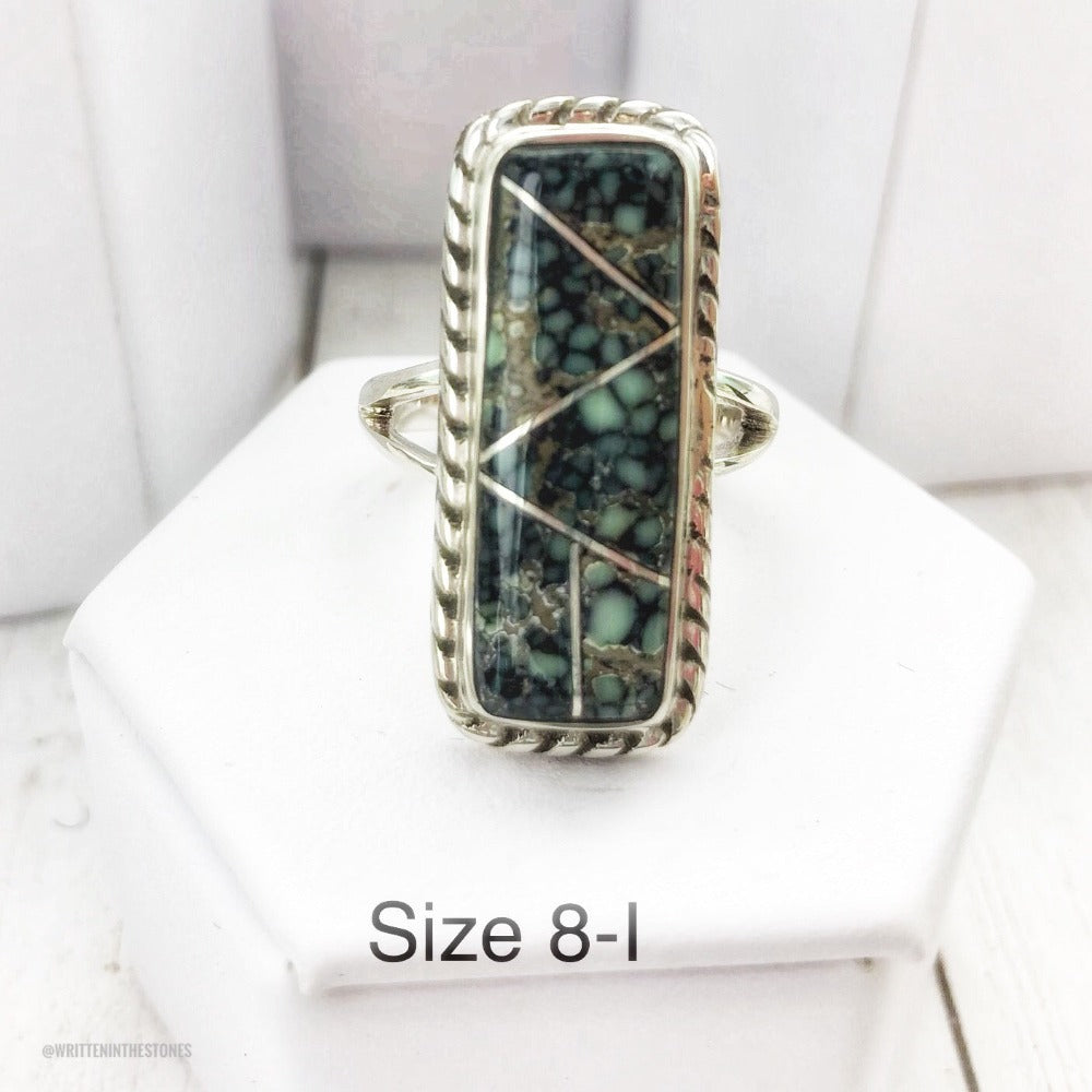 Think Outside the Box (Poseidon Variscite) Ring