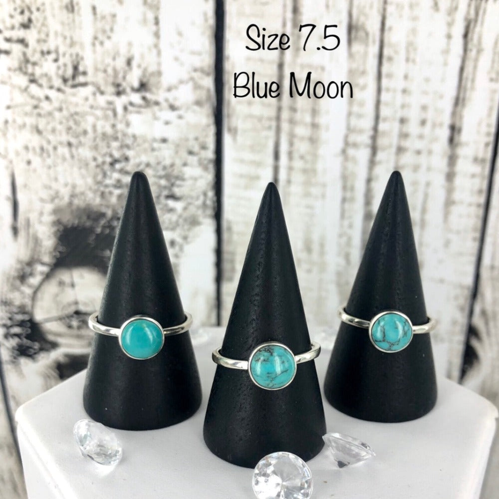 Desert Storms (blue moon turquoise) Ring