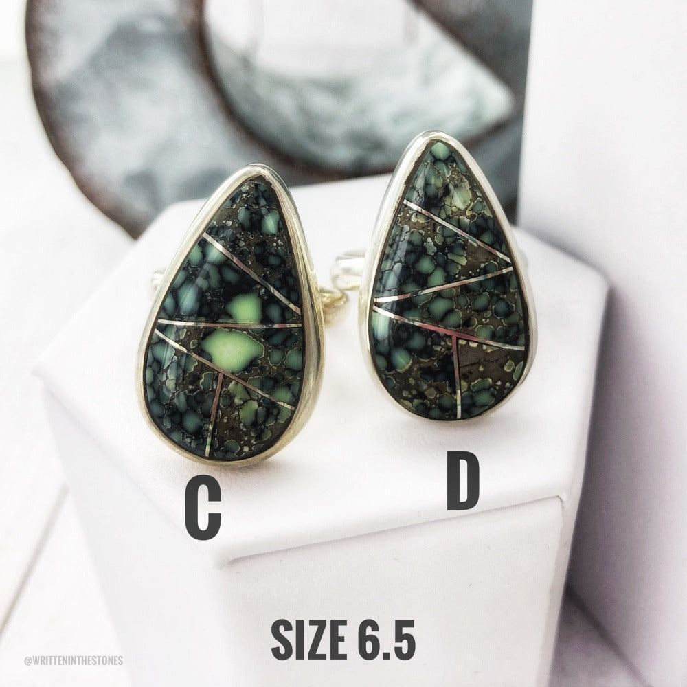 Raindrops (Poseidon Variscite) Ring