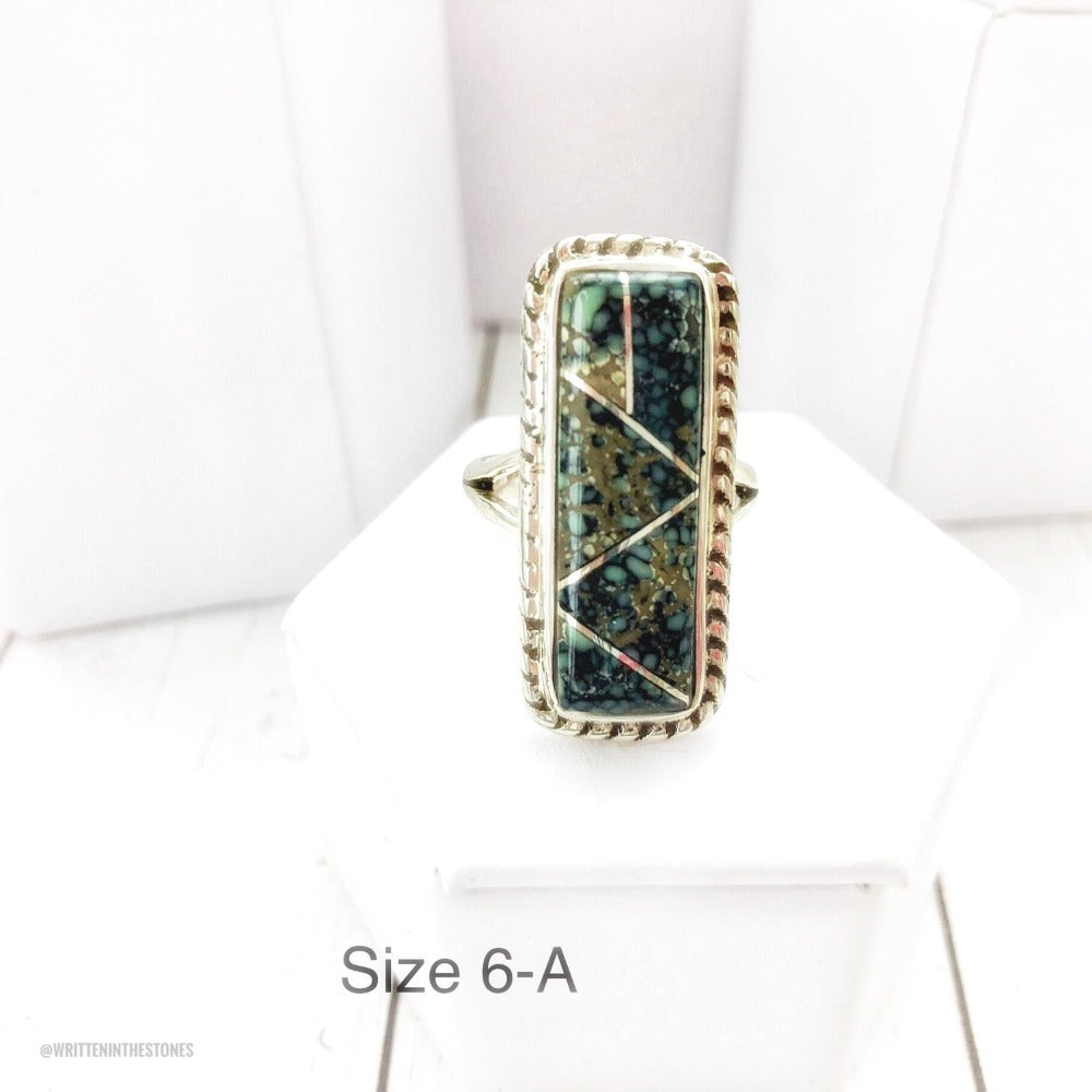 Think Outside the Box (Poseidon Variscite) Ring