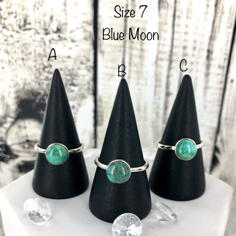 Desert Storms (blue moon turquoise) Ring