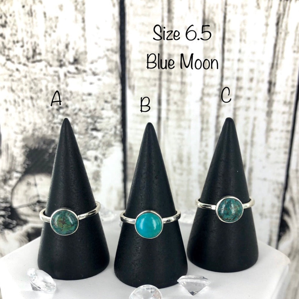 Desert Storms (blue moon turquoise) Ring