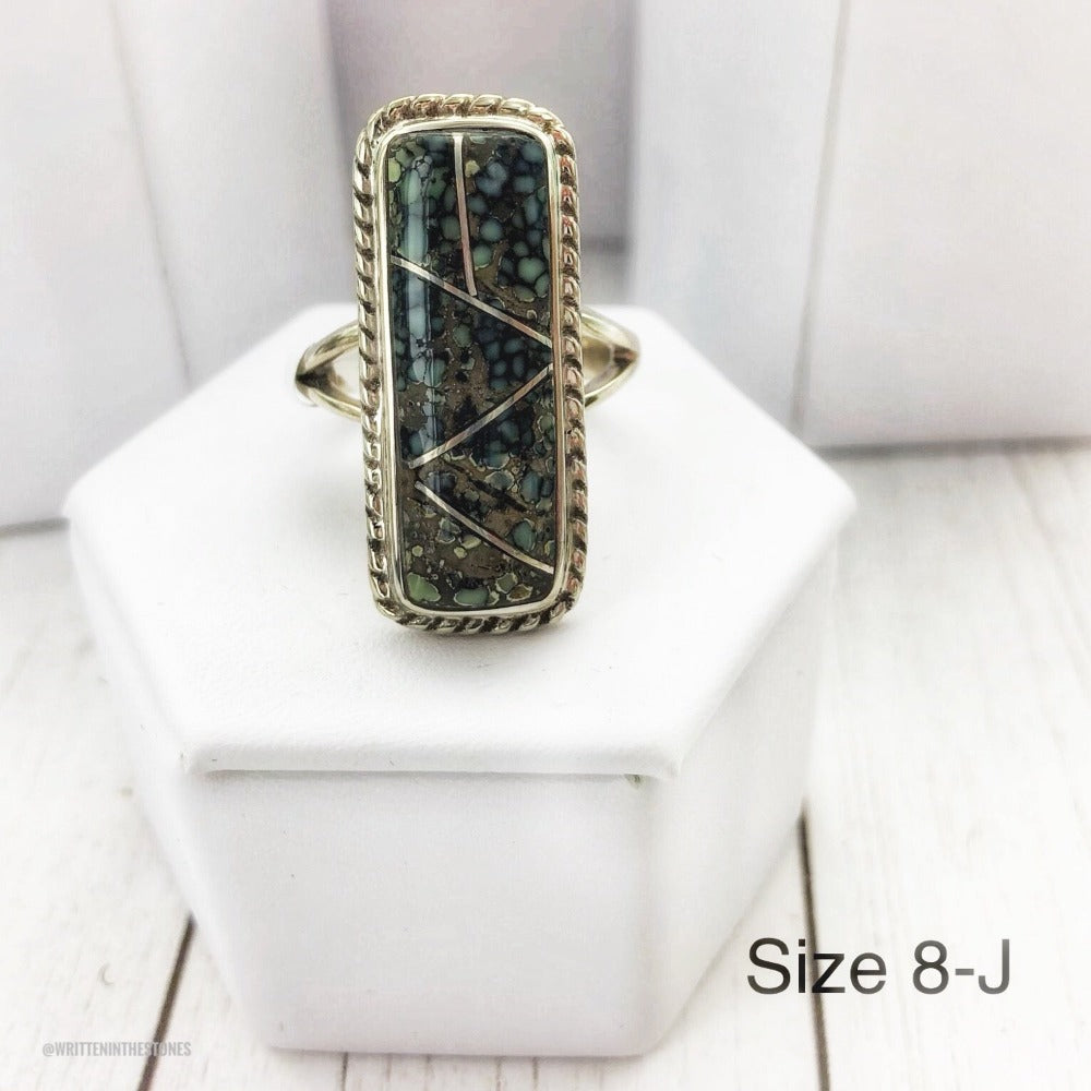 Think Outside the Box (Poseidon Variscite) Ring
