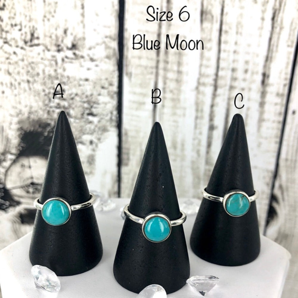 Desert Storms (blue moon turquoise) Ring
