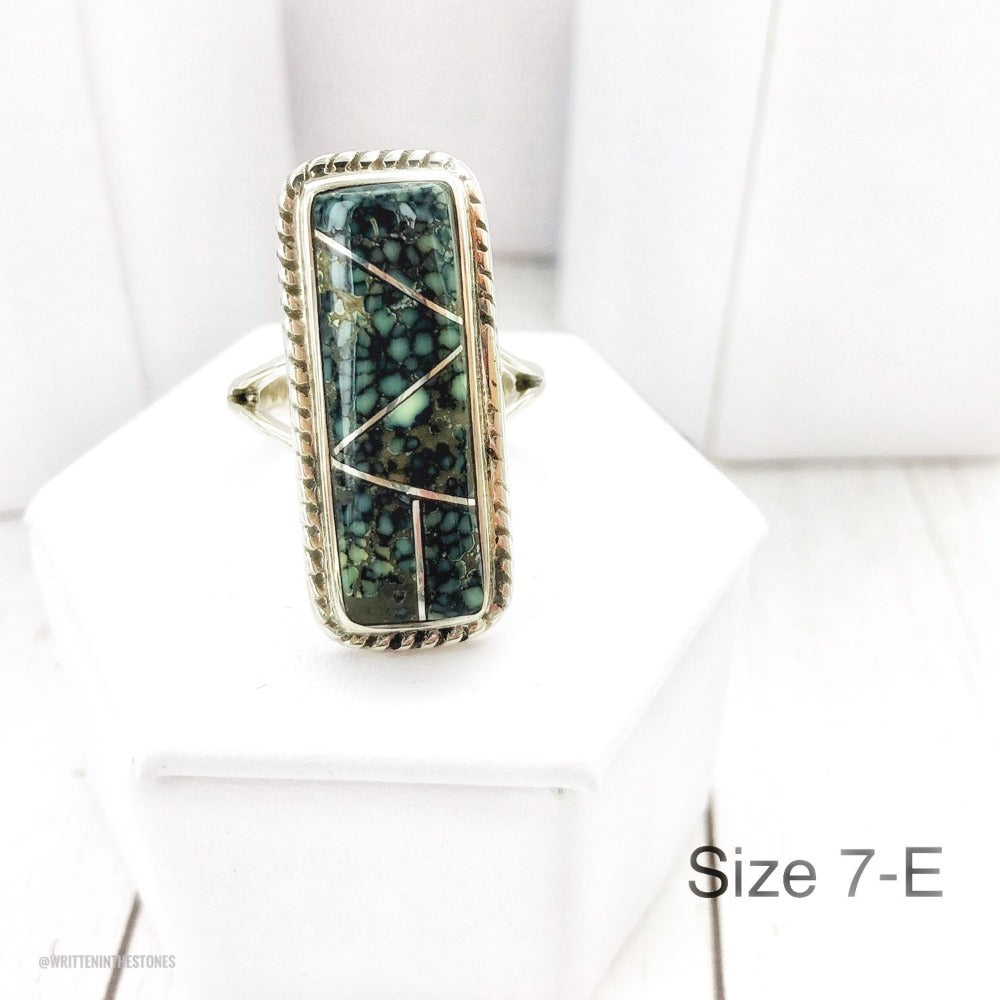 Think Outside the Box (Poseidon Variscite) Ring