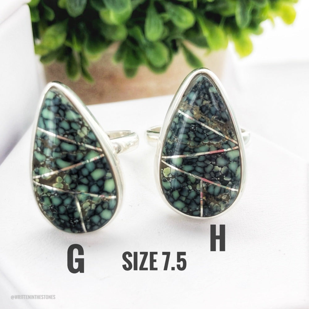 Raindrops (Poseidon Variscite) Ring