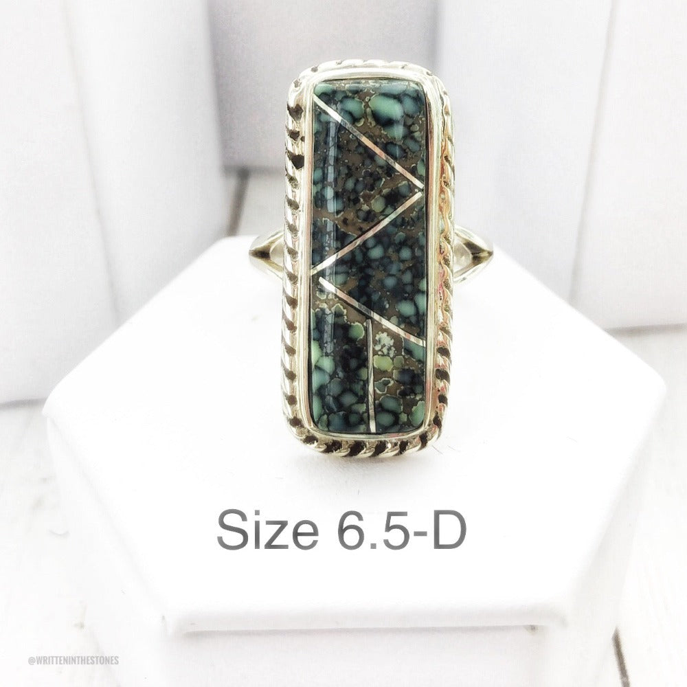 Think Outside the Box (Poseidon Variscite) Ring