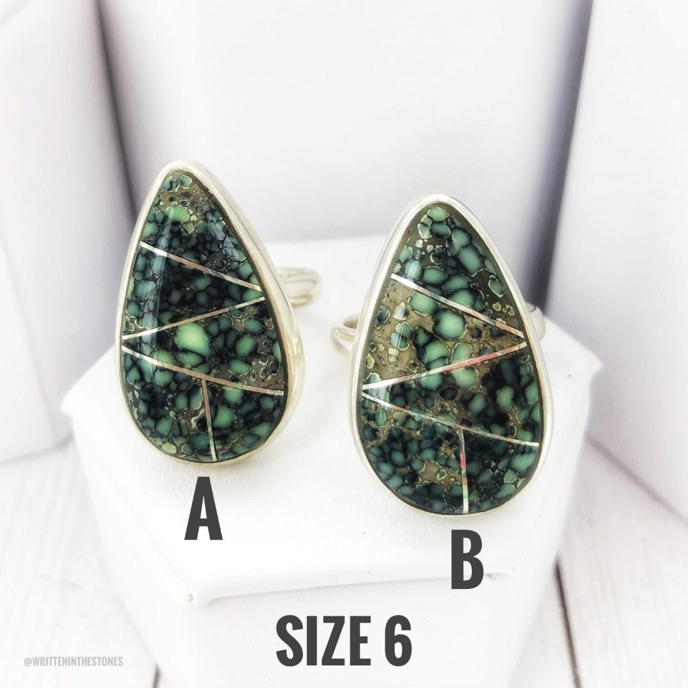 Raindrops (Poseidon Variscite) Ring