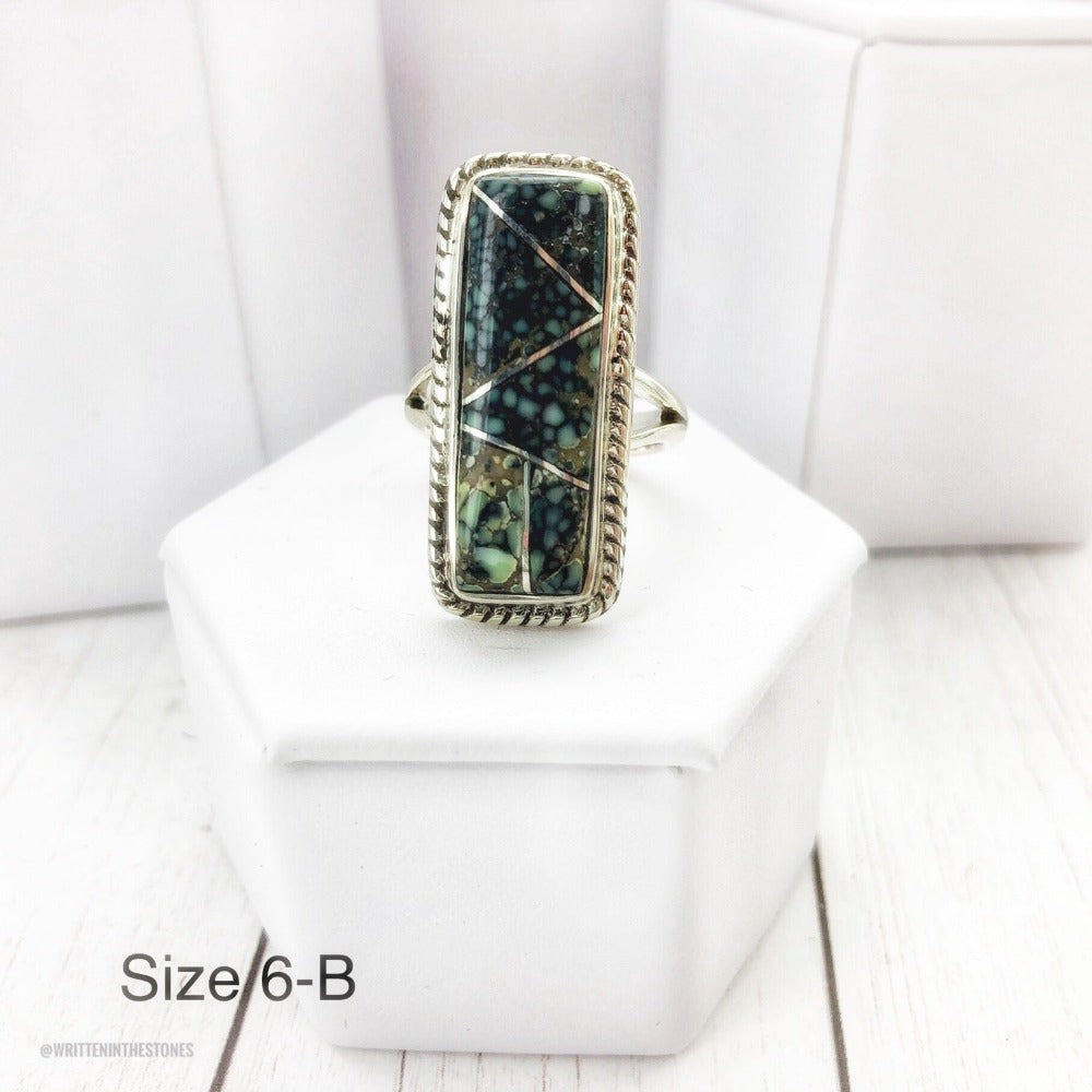 Think Outside the Box (Poseidon Variscite) Ring