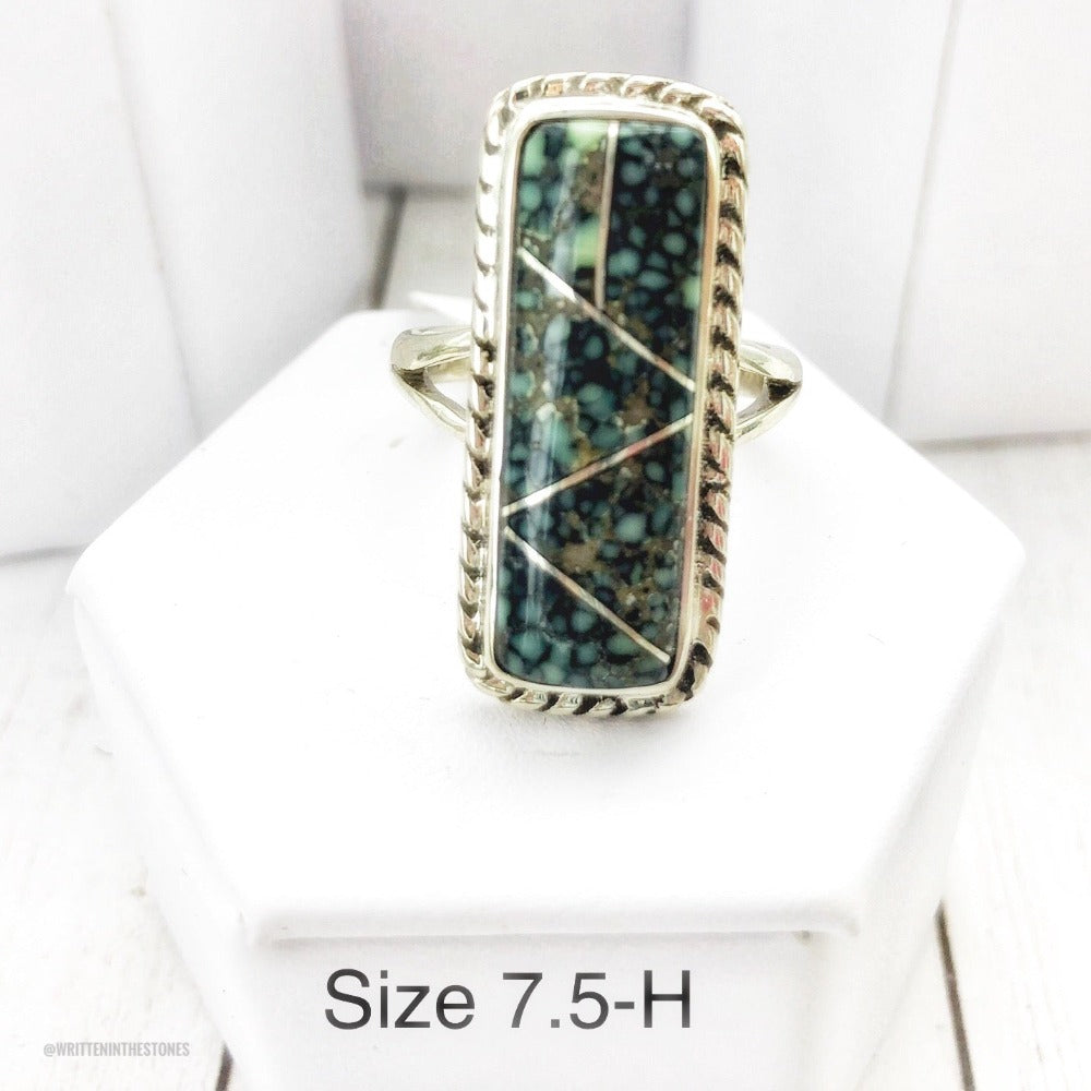 Think Outside the Box (Poseidon Variscite) Ring