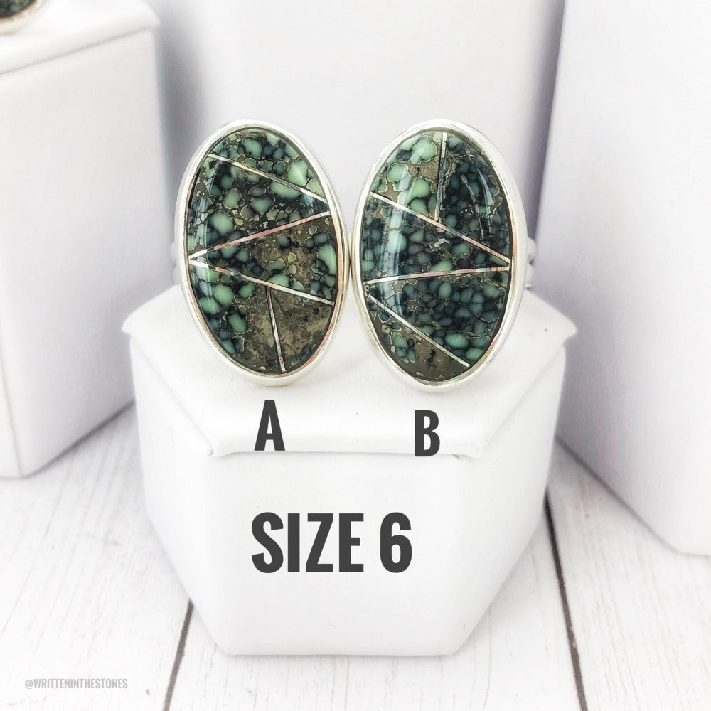 Infinite (Poseidon Variscite) Ring